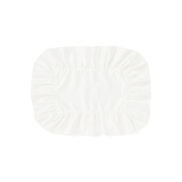 ZOZO問い合わせ番号:100132837ショップ:Francfranc，フランフランブランド:Francfranc，フランフラン商品名:フリルパール ランチマット ホワイトカテゴリ:食器/キッチン>ランチョンマット/テーブルウェアブ...