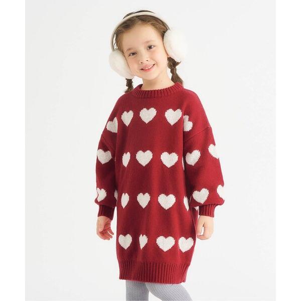 『セール実施中』ZOZO問い合わせ番号:100134604ショップ:F.O.Online Store，エフオーオンラインストアブランド:apres les cours，アプレレクール商品名:【WEB限定/ジュニア対応】フラワー・ハートニット...