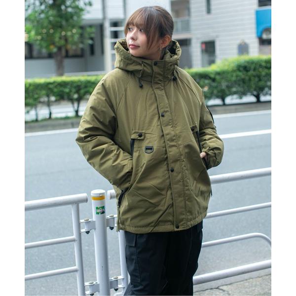 『タイムセール実施中』ZOZO問い合わせ番号:100139492ショップ:DIAVEL，ディアベルブランド:GORGE，ゴージ，DIAVEL，ディアベル商品名:《ミリタリーデザイン×あったか中綿》レディース フードコート 防寒 アウター 秋...