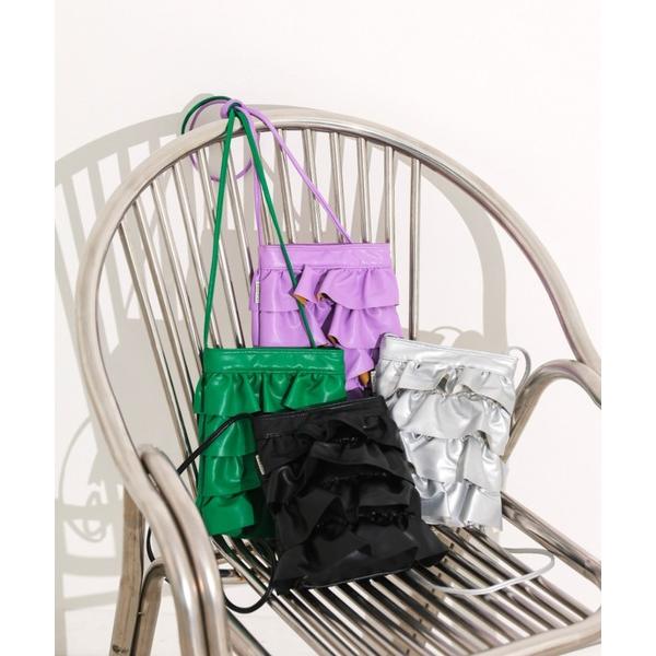 ZOZO問い合わせ番号:100163529ショップ:OCEAN&amp;GROUND，オーシャンアンドグラウンドブランド:Ocean&amp;Ground，オーシャン&amp;グラウンド商品名:フリルショルダーBAGカテゴリ:バッグ>...