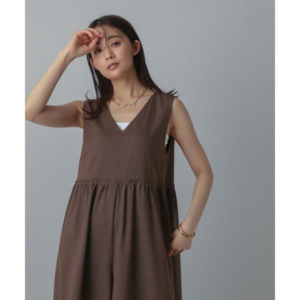 『タイムセール実施中』参考価格：8，990円発売時期：2025年05月コンディション：A（使用感なし）数回使用した程度で使用感が感じられないアイテム参考商品名：MATINEE LINE/リネンライクオールインワン/495654参考品番：49...