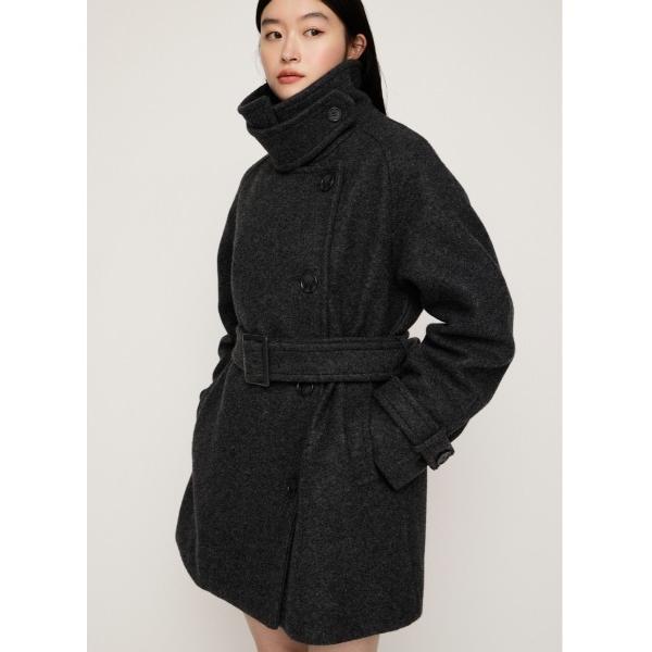 ZOZO問い合わせ番号:100170194ショップ:SLY，スライブランド:SLY，スライ商品名:STAND NECK MIDI COAT スタンドネック ミディコート 秋服 冬服カテゴリ:ジャケット/アウター>ステンカラーコートブラ...
