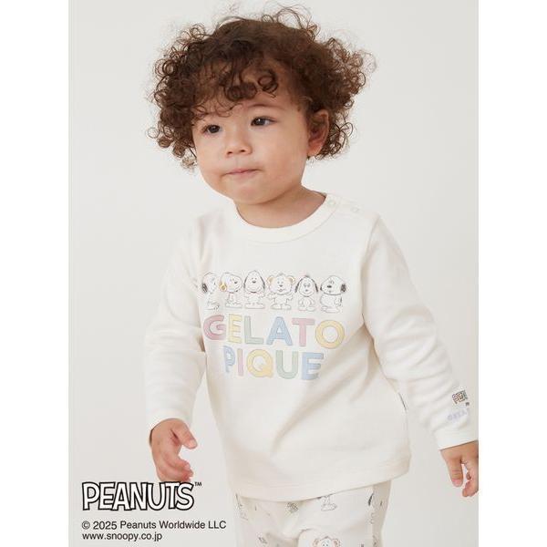 ※このアイテムは返品・交換対象外商品です。ZOZO問い合わせ番号:100170691ショップ:gelato pique，ジェラート　ピケブランド:gelato pique，ジェラートピケ商品名:【PEANUTS PUPPIES】【BABY】...