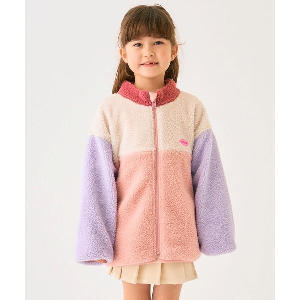 『セール実施中』ZOZO問い合わせ番号:100172549ショップ:petit main，プティマインブランド:minimal，ミニマル商品名:リバーシブル配色ボアアウターカテゴリ:ジャケット/アウター>ブルゾンブランド品番:4354...