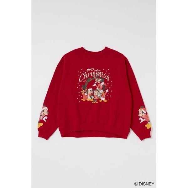 トレーナー スウェット MD X’MAS プルオーバー / MICKEY レディース