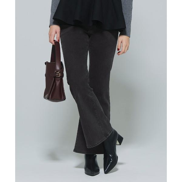 ZOZO問い合わせ番号:100174607ショップ:coca，コカブランド:coca（coca），コカ商品名:裏起毛デニムフレアパンツカテゴリ:パンツ>デニムパンツブランド品番:26-250326001-16素材:【表側】：綿57%ポ...