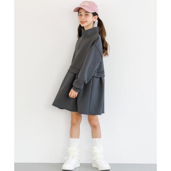 ZOZO問い合わせ番号:100174701ショップ:coca，コカブランド:coca（coca），コカ商品名:キッズ　ソフトスウェットドッキングワンピースカテゴリ:ワンピース/ドレス>ワンピースブランド品番:46-250533203-...