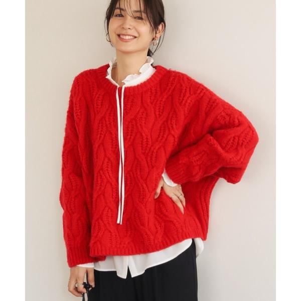 『タイムセール実施中』ZOZO問い合わせ番号:100176038ショップ:Green Parks，グリーンパークスブランド:Green Parks，グリーンパークス商品名:ふわふわケーブルニットプルオーバーカテゴリ:トップス>ニット/...