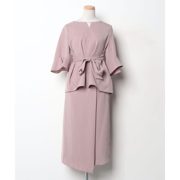 『タイムセール実施中』参考価格：14，960円発売時期：2019年04月コンディション：B（目立つ使用感なし）使用感が少ない、または気にならないアイテム後身頃：ひきつれ参考商品名：【オケージョン対応】フレアスリーブトップス＆ラップスカート2...