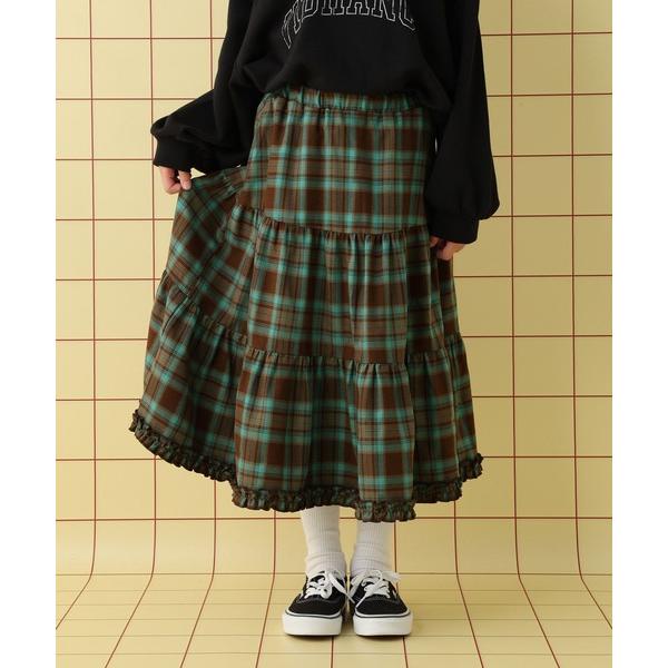 『タイムセール実施中』ZOZO問い合わせ番号:100217645ショップ:LEPSIM，レプシィムブランド:LEPSIM，レプシィム商品名:【KIDS】フリルチェックスカート　608065カテゴリ:スカート>スカートブランド品番:60...