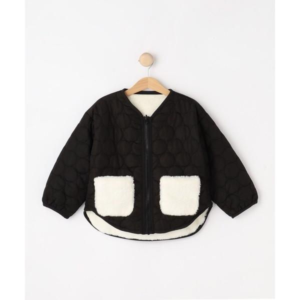 ZOZO問い合わせ番号:100222613ショップ:SHOO・LA・RUE，シューラルーブランド:SHOO・LA・RUE，シューラルー商品名:【100-150cm/撥水】キルト×ファーリバーシブルブルゾンカテゴリ:ジャケット/アウター&gt...