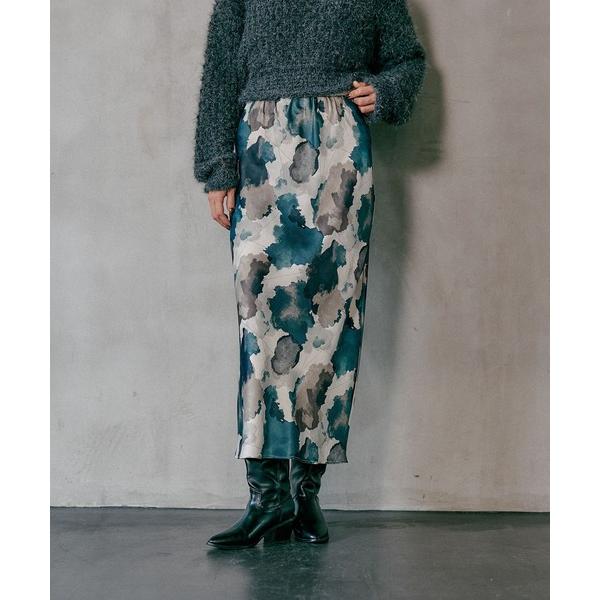 『セール実施中』ZOZO問い合わせ番号:100223068ショップ:LEPSIM，レプシィムブランド:LEPSIM，レプシィム商品名:ストレッチサテン柄スカート　606856カテゴリ:スカート>スカートブランド品番:606856素材:...