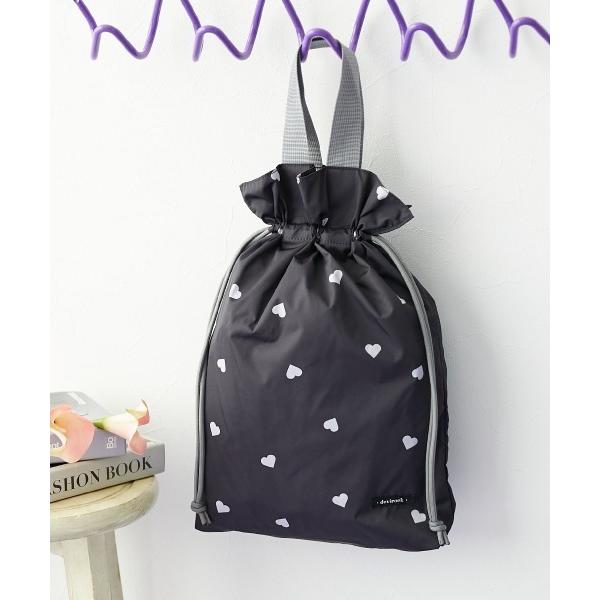 ZOZO問い合わせ番号:100223890ショップ:devirock，デビロックブランド:devirock，デビロック商品名:ハートデザイン 持ち手付き巾着カテゴリ:バッグ>トートバッグブランド品番:1GSC19209素材:ポリエステ...