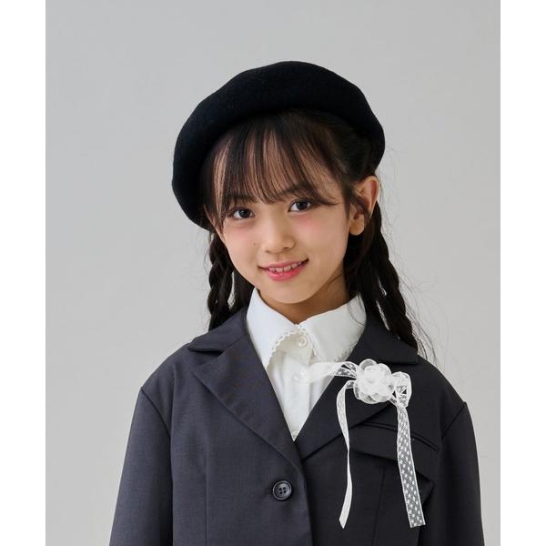 ブローチ 入学式 卒業式 卒園式 「卒服」レースリボンコサージュ キッズ 子供 女の子