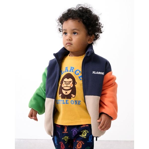 ZOZO問い合わせ番号:100308295ショップ:X-girl Stages，エックスガール ステージスブランド:XLARGE KIDS，エクストララージキッズ商品名:ファニーゴリラフリース中わたブルゾンカテゴリ:ジャケット/アウター&g...