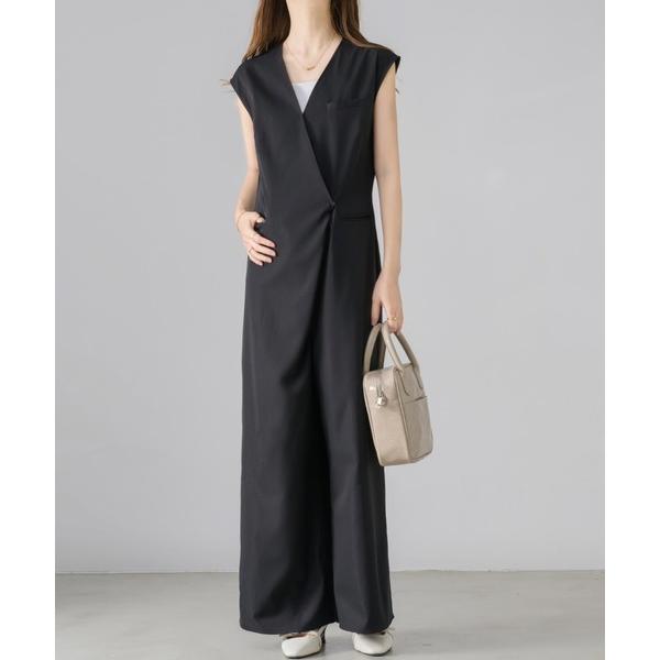 『タイムセール実施中』参考価格：8，580円発売時期：2023年06月コンディション：B（目立つ使用感なし）使用感が少ない、または気にならないアイテム前身頃・後身頃：汚れ内側：ほつれ参考商品名：ノースリシンプルオールインワン/サロペット参考...