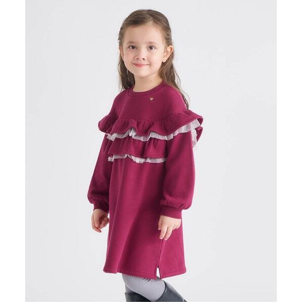 ZOZO問い合わせ番号:100378279ショップ:F.O.Online Store，エフオーオンラインストアブランド:apres les cours，アプレレクール商品名:【WEB限定】あったか裏シャギーフリルワンピース_ジュニア対応カテ...