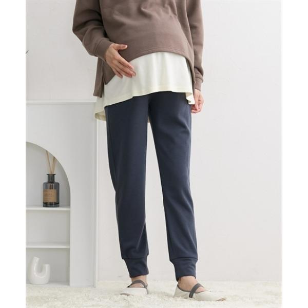 ZOZO問い合わせ番号:100379013ショップ:nissen，ニッセンブランド:QUNTSTYLE，キュントスタイル商品名:【産前・産後】極厚あったか裏シャギーマタニティルームパンツ（ウエスト調節可）カテゴリ:ママ＆ベビー>マタニ...