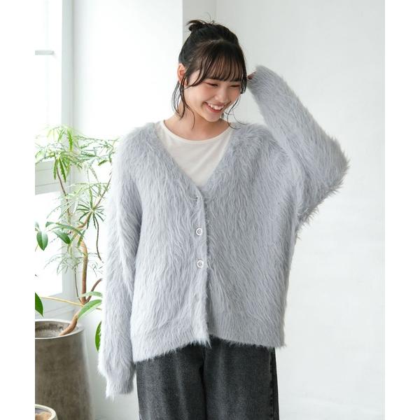 『セール実施中』ZOZO問い合わせ番号:100381015ショップ:GLOBAL WORK，グローバルワークブランド:GLOBAL WORK，グローバルワーク商品名:ボリュームシャギーカーディガン/AND YUA ANY/599706カテゴ...