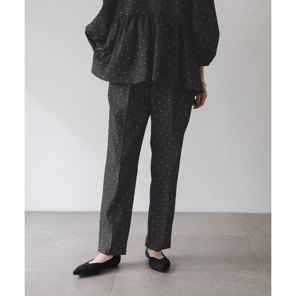 パンツ ｄａｙｍｅジャガードテーパードパンツ 628650 レディース