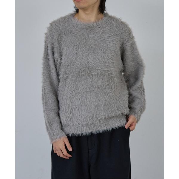 セーター ニット LONG SHAGGY CREW NECK KNIT / ロングシャギークルーネックニット メンズ レディース