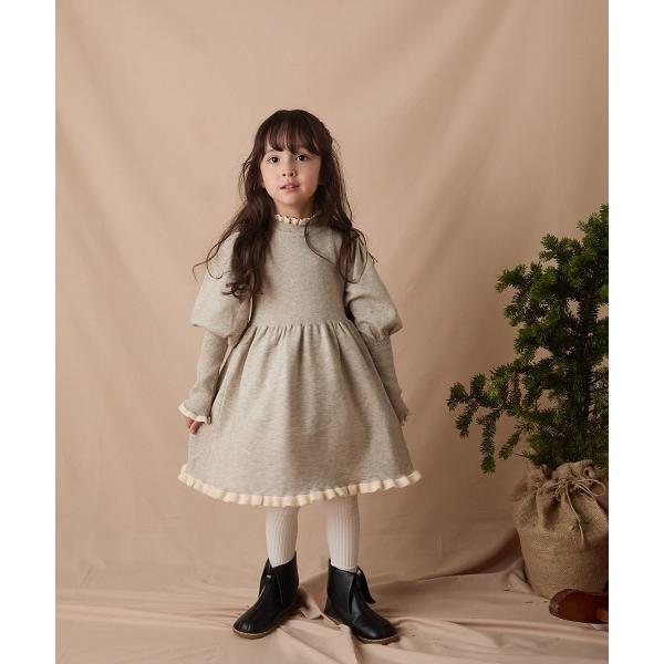 ZOZO問い合わせ番号:100413519ショップ:riziere，リジェールブランド:riziere，リジェール商品名:バイカラーフリルニットワンピースカテゴリ:ワンピース/ドレス>ワンピースブランド品番:RZ25AWOP79素材:...