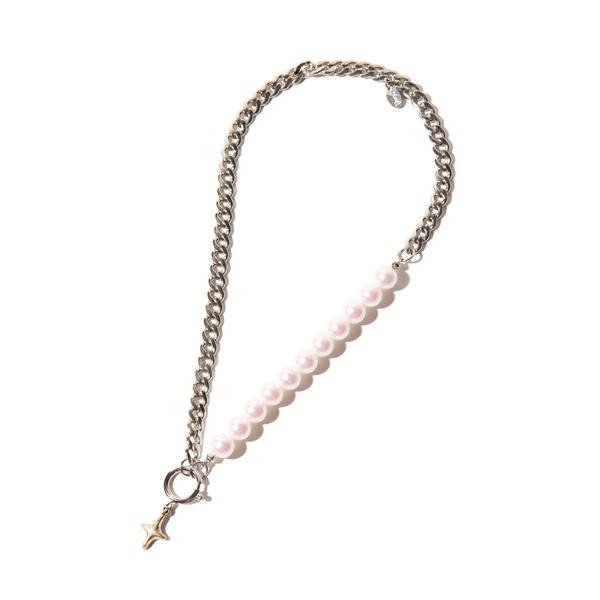 ネックレス Asymmetry Pearl Necklace / アシンメトリーパールネックレス メンズ レディース
