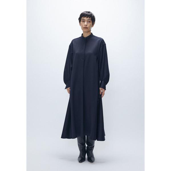 『セール実施中』ZOZO問い合わせ番号:100444875ショップ:1er Arrondissement，プルミエ　アロンディスモンブランド:1er Arrondissement，プルミエアロンディスモン商品名:ウールサテンシャツワンピース...