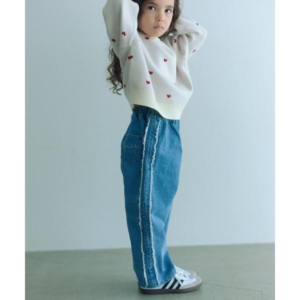 ZOZO問い合わせ番号:100448380ショップ:green label relaxing，グリーンレーベル リラクシングブランド:green label relaxing，グリーンレーベルリラクシング商品名:フリンジデザイン デニム パ...