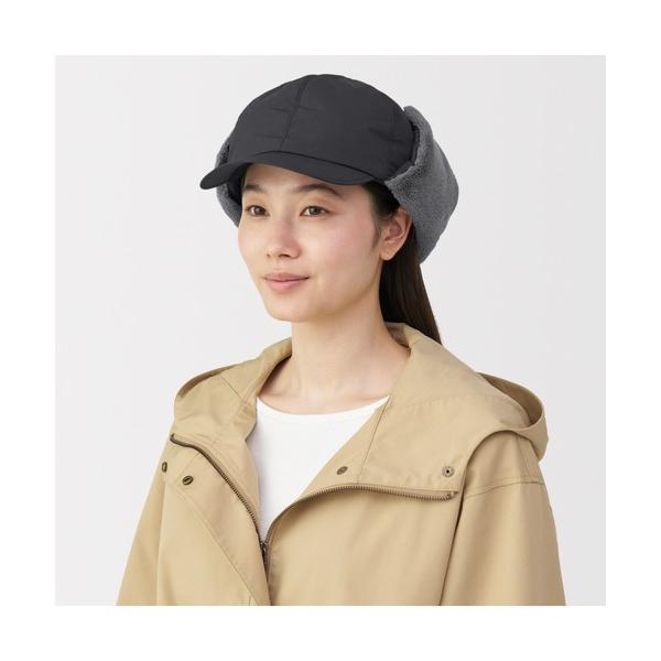 ZOZO問い合わせ番号:100449606ショップ:無印良品，ムジルシリョウヒンブランド:無印良品，ムジルシリョウヒン商品名:吸湿発熱中わた表面撥水耳当て付き　キャップカテゴリ:帽子>キャップブランド品番:4550584953262素...
