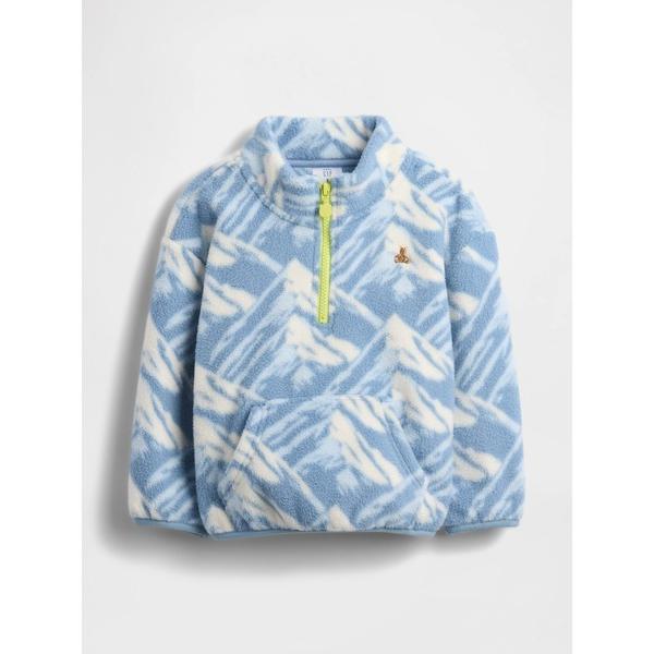 ZOZO問い合わせ番号:100449852ショップ:GAP，ギャップブランド:GAP，ギャップ商品名:あったか 1/4ジップアップ プルオーバー (幼児・ベビー)カテゴリ:トップス>スウェットブランド品番:847265素材:ポリエステ...