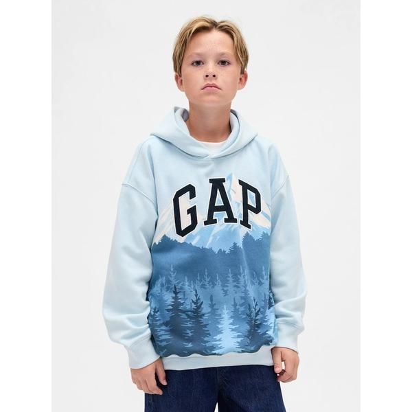 ZOZO問い合わせ番号:100449939ショップ:GAP，ギャップブランド:GAP，ギャップ商品名:グラフィック GAPロゴパーカー (キッズ)カテゴリ:トップス>パーカーブランド品番:843915素材:コットン79%ポリエステル2...