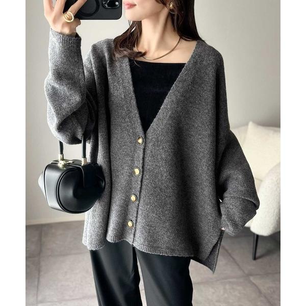 『タイムセール実施中』ZOZO問い合わせ番号:100450961ショップ:Classical Elf，クラシカルエルフブランド:classicalelf，クラシカルエルフ商品名:ふんわり包み込む暖かさで、冬の定番に。ゴールドボタン使いオーバ...