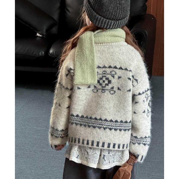 『タイムセール実施中』ZOZO問い合わせ番号:100459676ショップ:aimoha，アイモハブランド:aimoha，アイモハ商品名:【aimoha-KIDS-】キッズ レトロニットカテゴリ:トップス>ニット/セーターブランド品番:...