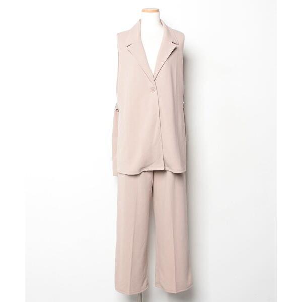 『セール実施中』参考価格：4，390円発売時期：2023年02月コンディション：D（傷・汚れあり）傷や汚れがあるが使用には問題ないアイテムブランドタグ：欠損参考商品名：ジレセットアップ（ベスト+ストレートパンツ）参考品番：BNC0323A0...