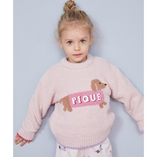 『タイムセール実施中』ZOZO問い合わせ番号:100481471ショップ:gelato pique，ジェラート　ピケブランド:gelato pique，ジェラートピケ商品名:【KIDS】ベビモコダックスフンドジャガードプルオーバーカテゴリ:...