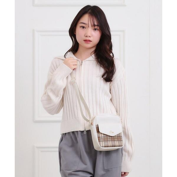 『タイムセール実施中』ZOZO問い合わせ番号:100490114ショップ:PINK-latte，ピンク ラテブランド:PINK-latte，ピンクラテ商品名:フラップチェックショルダーカテゴリ:バッグ>ショルダーバッグブランド品番:3...