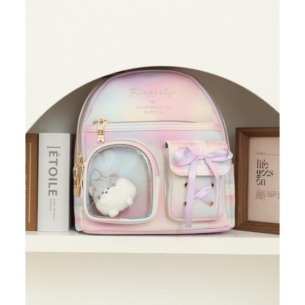 『タイムセール実施中』ZOZO問い合わせ番号:100492275ショップ:FUNALIVE，ファンアライブブランド:FUNALIVE，ファンアライブ商品名:Coboca+合皮グラデC2PぷくぴとミニD kidsカテゴリ:バッグ>バック...