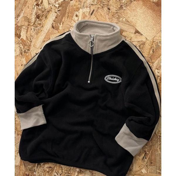 『タイムセール実施中』ZOZO問い合わせ番号:100492886ショップ:Outfitter lab，アウトフィッターラボブランド:SHISKY，シスキー，Outfitter lab，アウトフィッターラボ商品名:フリース  ハーフ ジップ ...