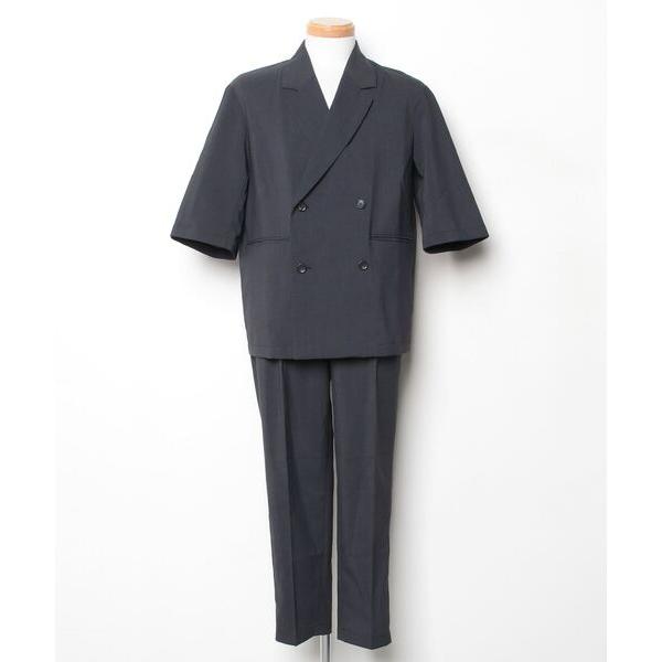 『タイムセール実施中』参考価格：14，850円発売時期：2025年04月コンディション：C（やや使用感あり）使用感があり、やや気になる傷や汚れがあるアイテム全体的：汚れ参考商品名：【セットアップ 2点セット】ダブルテーラード半袖ジャケット＋...