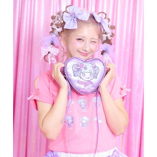 『セール実施中』ZOZO問い合わせ番号:100524146ショップ:NARUMIYA ONLINE，ナルミヤ オンラインブランド:mezzo piano，メゾピアノ商品名:【しなこちゃん】推し活ハートポシェットカテゴリ:バッグ>ショル...