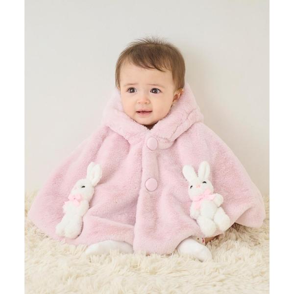 ※このアイテムは返品・交換対象外商品です。ZOZO問い合わせ番号:100524165ショップ:NARUMIYA ONLINE，ナルミヤ オンラインブランド:mezzo piano，メゾピアノ商品名:うさぎ　フェイクファーケープカテゴリ:ママ...