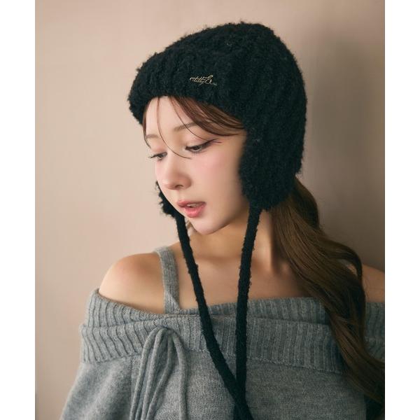 ZOZO問い合わせ番号:100525010ショップ:Auntie Rosa，アンティローザブランド:TITTY&amp;CO.，ティティーアンドコー商品名:耳当て付きループニット帽カテゴリ:帽子>ニットキャップ/ビーニーブランド品番:...