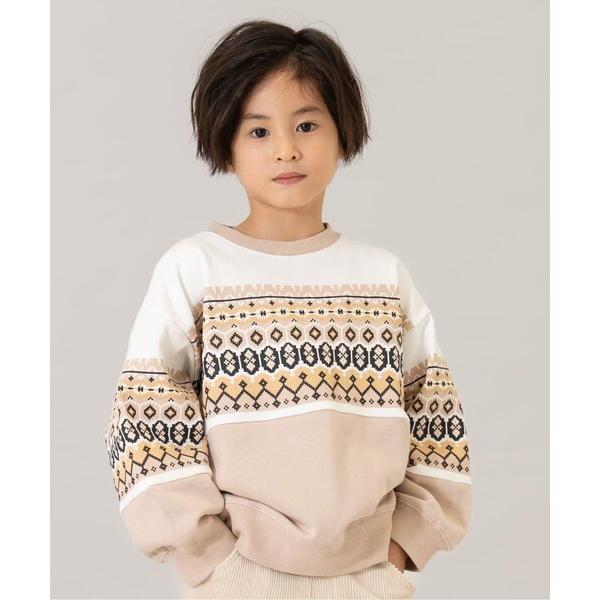 『セール実施中』ZOZO問い合わせ番号:100555165ショップ:petit main，プティマインブランド:and D. petit main，アンドディープティマイン商品名:総柄アソートスウェット/トレーナーカテゴリ:トップス>...