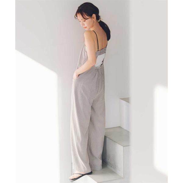 『セール実施中』参考価格：5，929円発売時期：2025年04月コンディション：A（使用感なし）数回使用した程度で使用感が感じられないアイテム参考商品名：バックデザインルーズキャミソールオールインワン参考品番：AFXP4329【商品に関する...