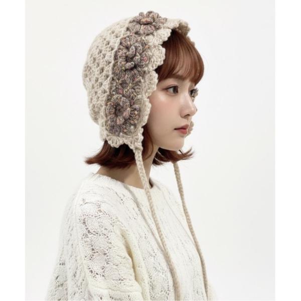 『タイムセール実施中』ZOZO問い合わせ番号:100585897ショップ:HIKA，ヒカブランド:HIKA，ヒカ商品名:【HIKA】フラワークロシェ編みニットCAPカテゴリ:帽子>ニットキャップ/ビーニーブランド品番:hika4534...
