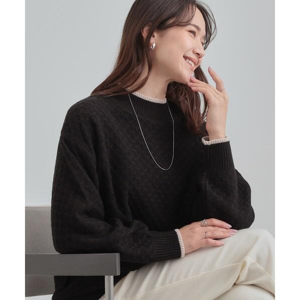 ZOZO問い合わせ番号:100617429ショップ:SHOO・LA・RUE，シューラルーブランド:DRESKIP，ドレスキップ商品名:【洗濯機可/毛玉レス】配色がアクセント ダイヤ柄ゆるニットカテゴリ:トップス>ニット/セーターブラン...