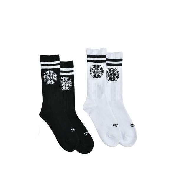 靴下 SOUTH SIDE CROSS LOGO SOCKS 2PACK メンズ レディース