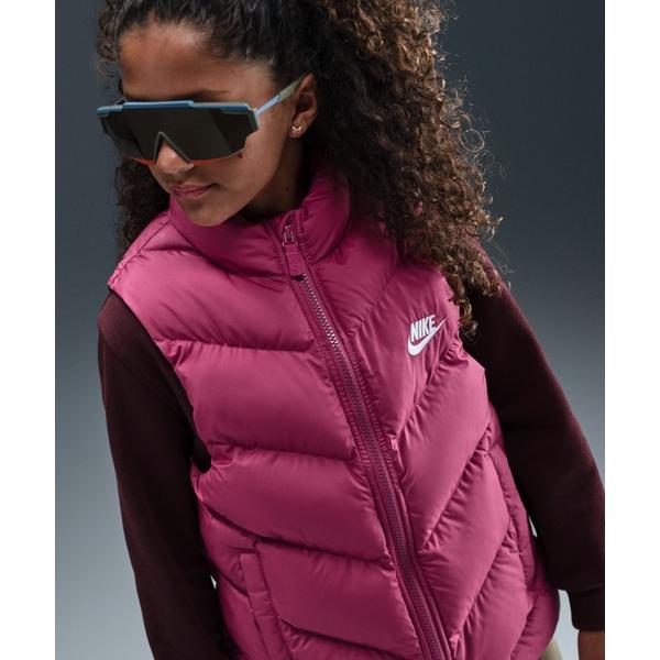 ZOZO問い合わせ番号:100618271ショップ:アルペンZOZOTOWN店，アルペンゾゾタウンテンブランド:NIKE，ナイキ商品名:ナイキ NIKE ナイキ YTH NSW TF ADP パファー ベストカテゴリ:ジャケット/アウター&...