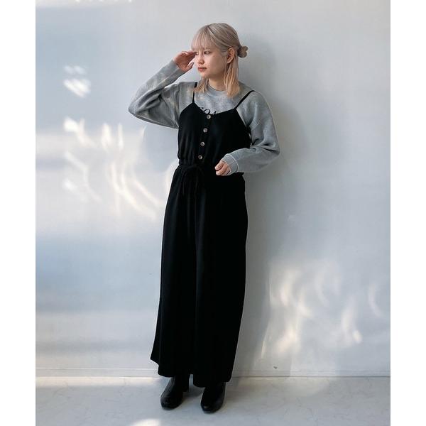 『セール実施中』参考価格：6，490円発売時期：2023年07月コンディション：C（やや使用感あり）使用感があり、やや気になる傷や汚れがあるアイテム内側・すそ周り：毛玉参考商品名：○らくちん結んでサロペット参考品番：Q70789-6， Q7...